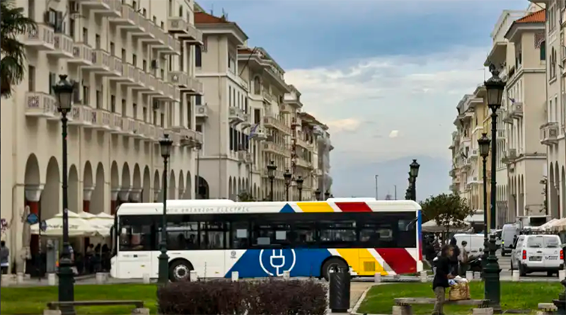 Hop-on Hop-off Bus in Thessaloniki, Greece