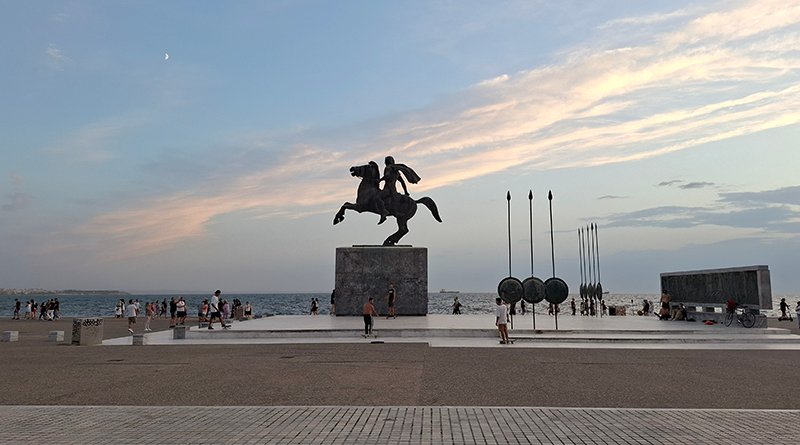 Alexander the Great Monument in Thessaloniki, Greece