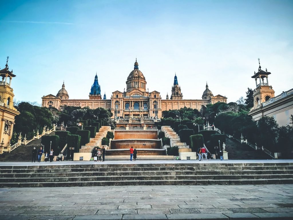 Exterior of the National Art Museum of Catalonia (MNAC) in Barcelona.