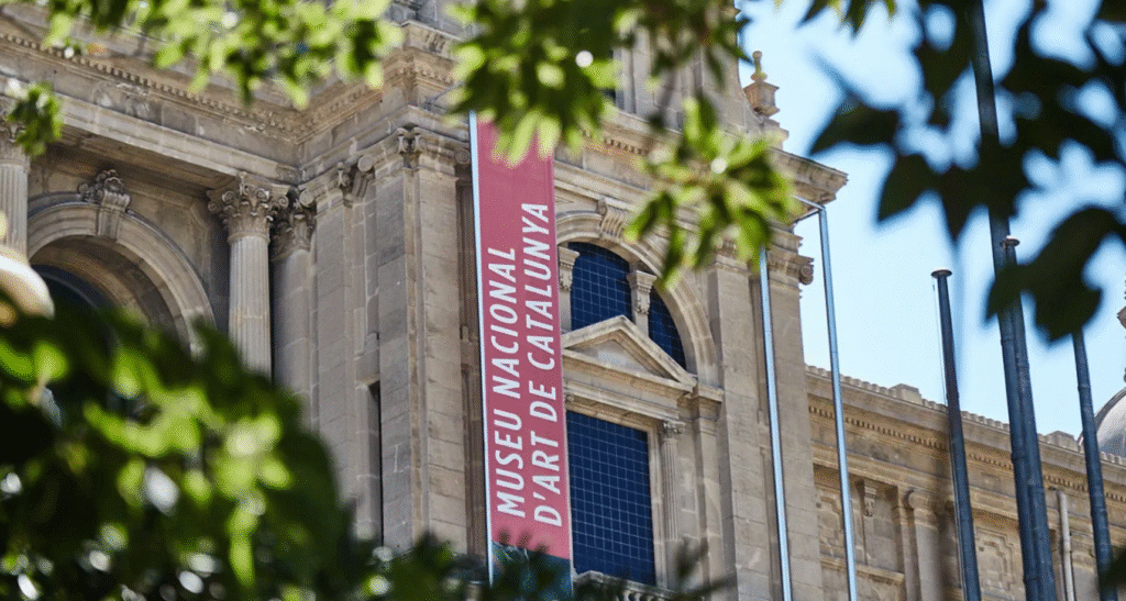 Exterior of the National Art Museum of Catalonia (MNAC) in Barcelona.