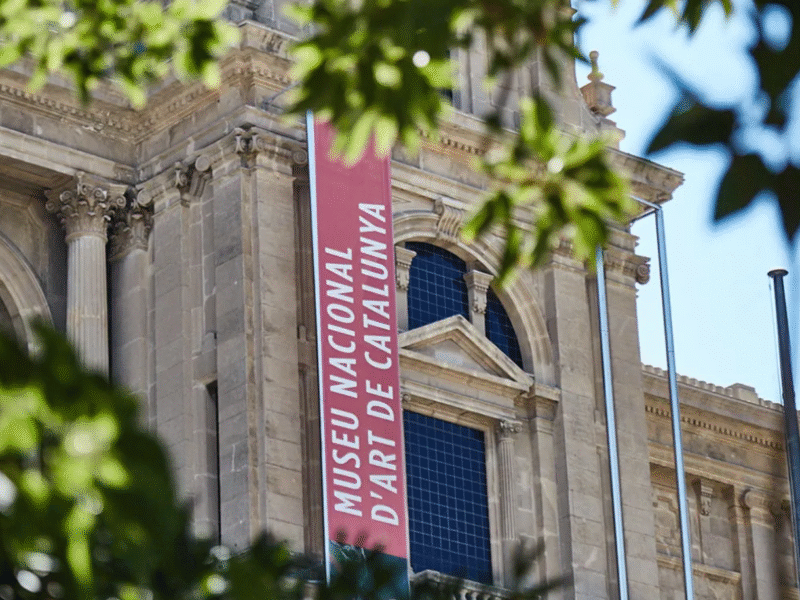 Exterior of the National Art Museum of Catalonia (MNAC) in Barcelona.