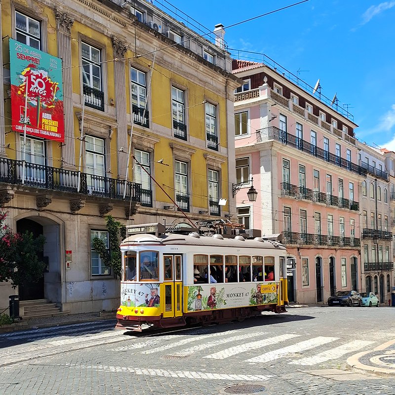LISBON, PORTUGAL Tram 28 00