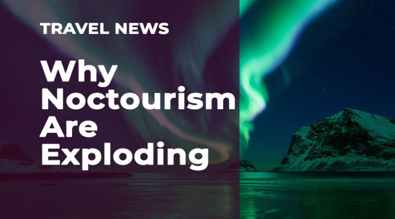 Nighttime travel experience in a modern city showcasing the rise of noctourism in 2025